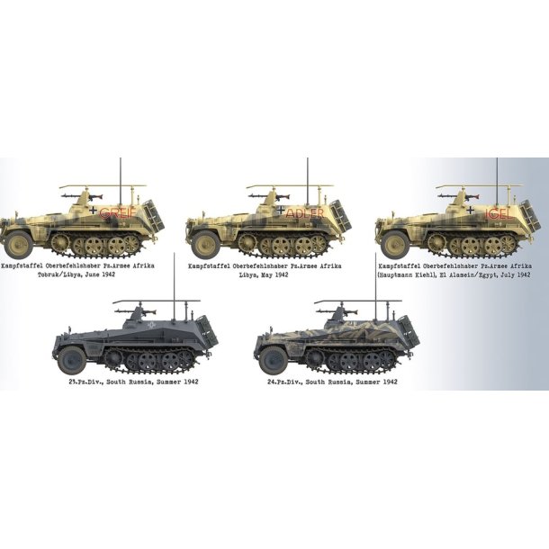 Sd.Kfz. 250/3 Ausf. A, skala 1/16