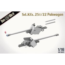 Sd.Kfz. 251/22 Ausf.D Pakwagen, skala 1/16