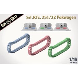 Sd.Kfz. 251/22 Ausf.D Pakwagen, skala 1/16