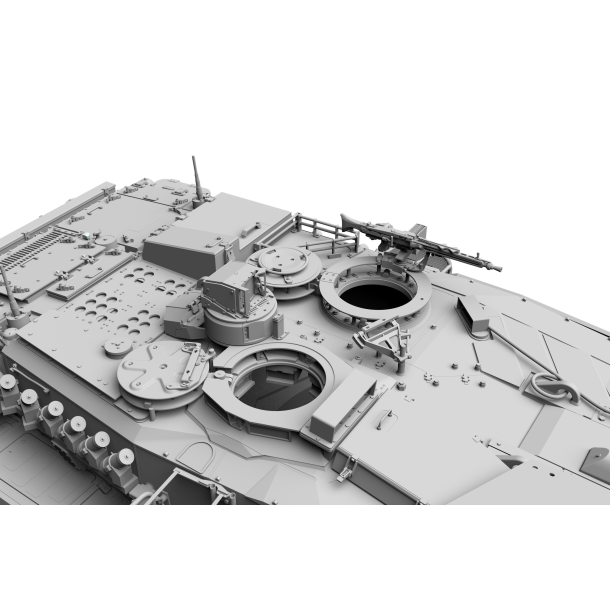 German MBT Leopard 2 A7V, skala 1/16