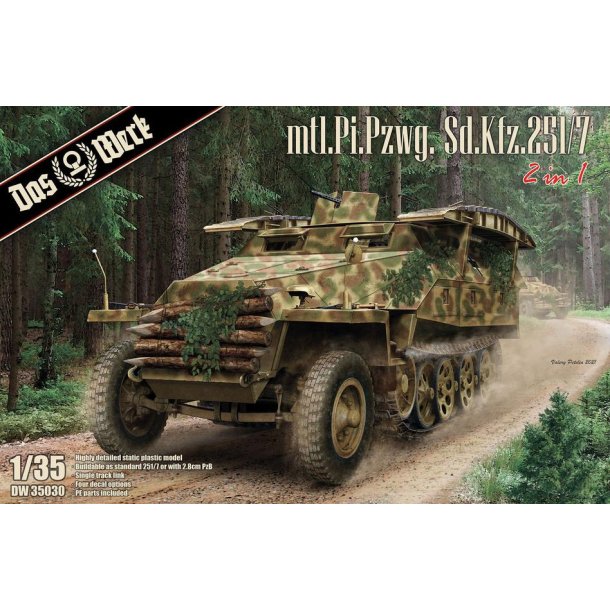 mtl.Pi.Pzwg. Sd.Kfz.251/7 (2 i 1 kit)