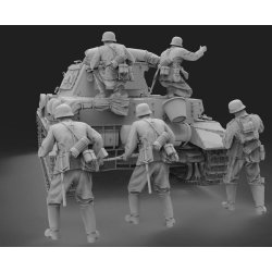 German Tank Desant Troops, skala 1/16