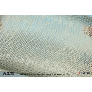 Moderne NATO camouflage net med support - farve: rken (fotots)