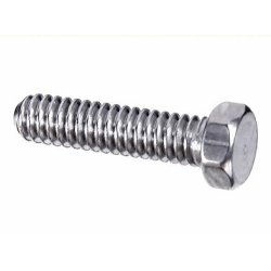 Rustfri bolt, sekskanthoved M2 x 15 mm, 10 stk.