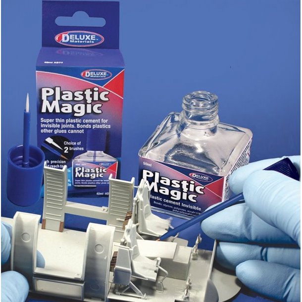 Plastic Magic st med pensler