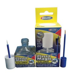 Plastic Magic 10 sekunders lim - st med pensler