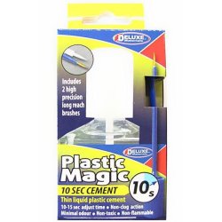 Plastic Magic 10 sekunders lim - st med pensler