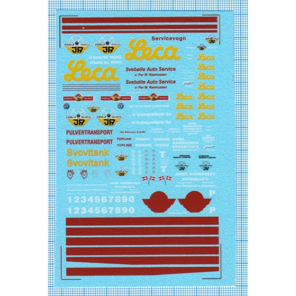 Leca - decals, skala 1/50