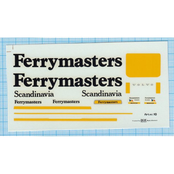 Ferrymasters - decals, skala 1/87