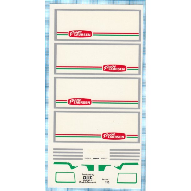 Frode Laursen - decals, skala 1/87