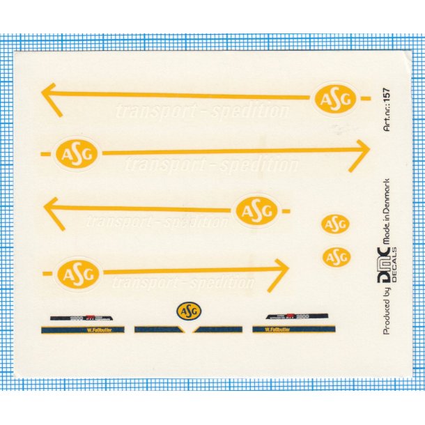 ASG - decals, skala 1/87