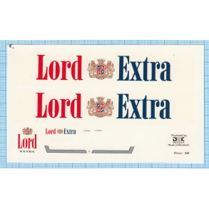 Lord Extra - decals, skala 1/87