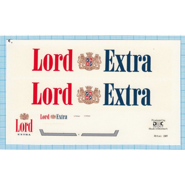 Lord Extra - decals, skala 1/87
