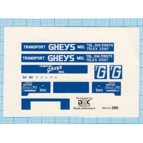 TRANSPORT GHEYS MOL - decals, skala 1/87