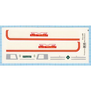 Auto-transit - decals, skala 1/87