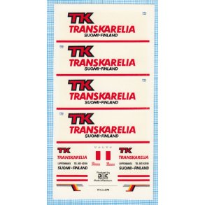 TK TRANSKARELIA - decals, skala 1/87