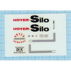 HOYER Silo - decals, skala 1/87