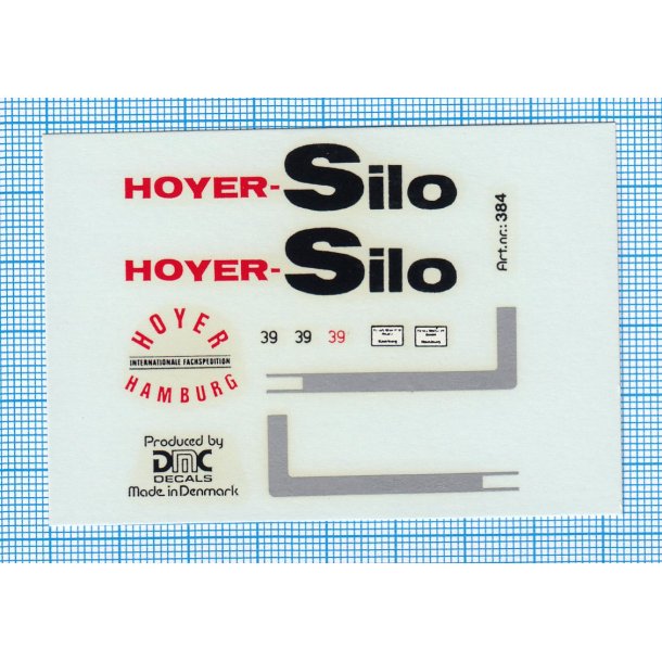 HOYER Silo - decals, skala 1/87