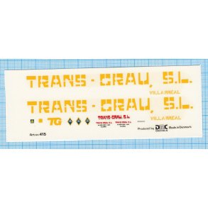TRANS-GRAU S.L. - decals, skala 1/87