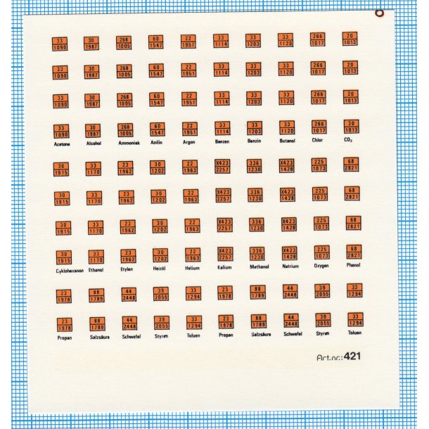 TIR m�rker - decals, skala 1/87