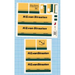 H.G. van Straaten - decals, skala 1/87