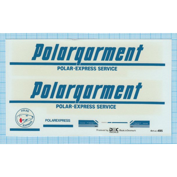 Polargarment - decals, skala 1/87