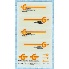 Galliker Khltransporte Altishofen - decals, skala 1/87