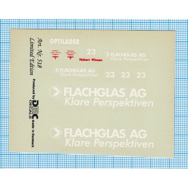 FLACHGLAS AG - decals, skala 1/87