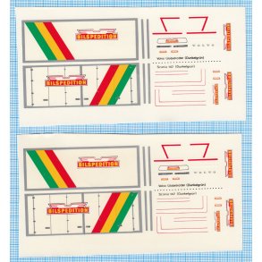 BILSPEDITION - decals, skala 1/87
