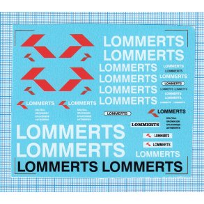 LOMMERTS - decals, skala 1/87