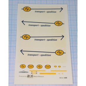 ASG (Presenning) - decals, skala 1/87