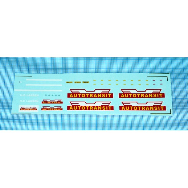 Autotransit - decals, skala 1/87