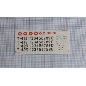 SAAB (T-415) - danske decals