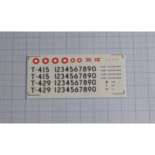 SAAB (T-415) - danske decals