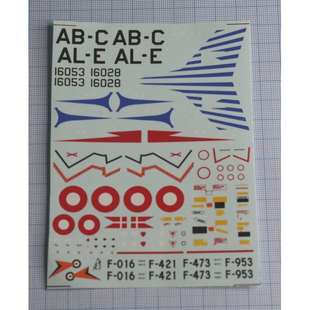 SABRE (AB-C) - danske decals