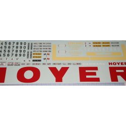 HOYER - decals, skala 1/24