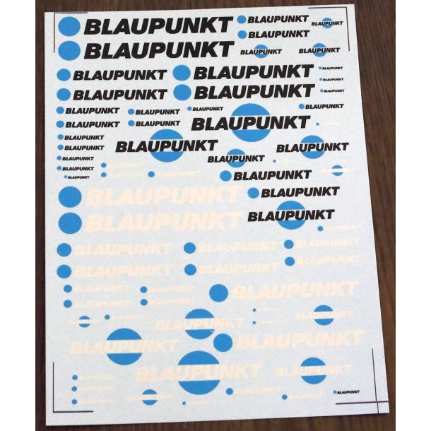 Blaupunkt - decals