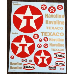 Texaco 1 - decals