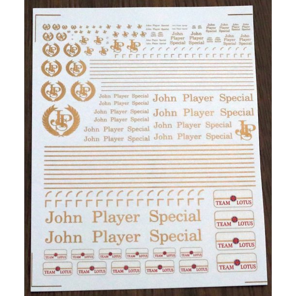 John Player Special - decals