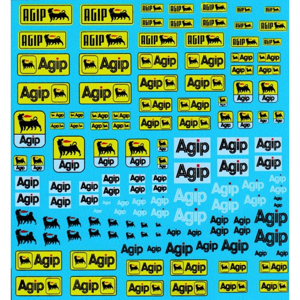 Agip, diverse strrelser - decals