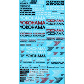 Yokohama, diverse strrelser - decals