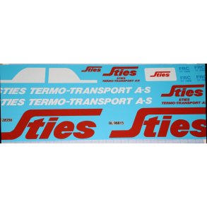 Sties - decals, skala 1/24