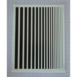 Striber, sorte i forskellige bredder - decals