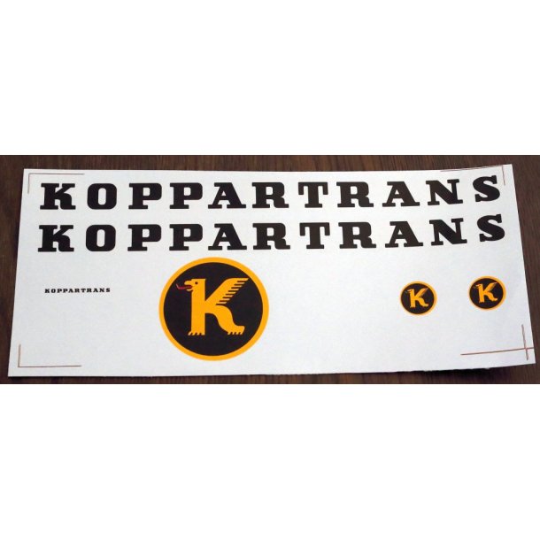 Koppartrans - decals, skala 1/24