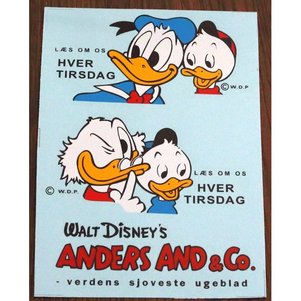 Anders And &amp; Co. (Limited Edition) - decals, skala 1/24