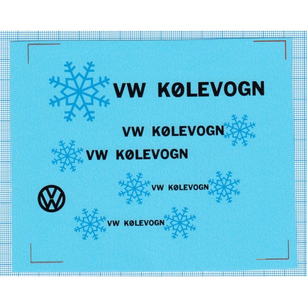 VW KLEVOGN - decals, skala 1/24