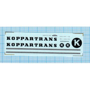 KOPPARTRANS - decals, skala 1/87