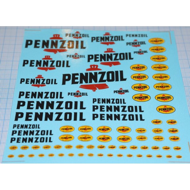 Pennzoil - decals