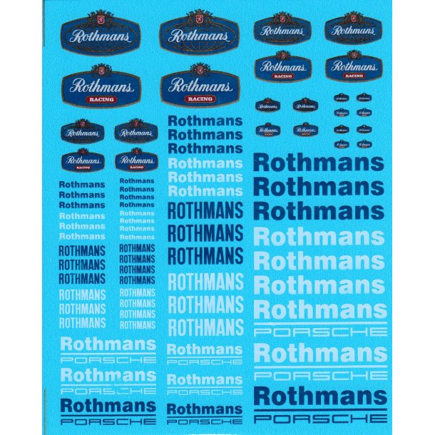 Rothmans - decals