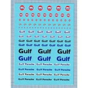 Gulf, skala 1/24 - 1/50 - decals